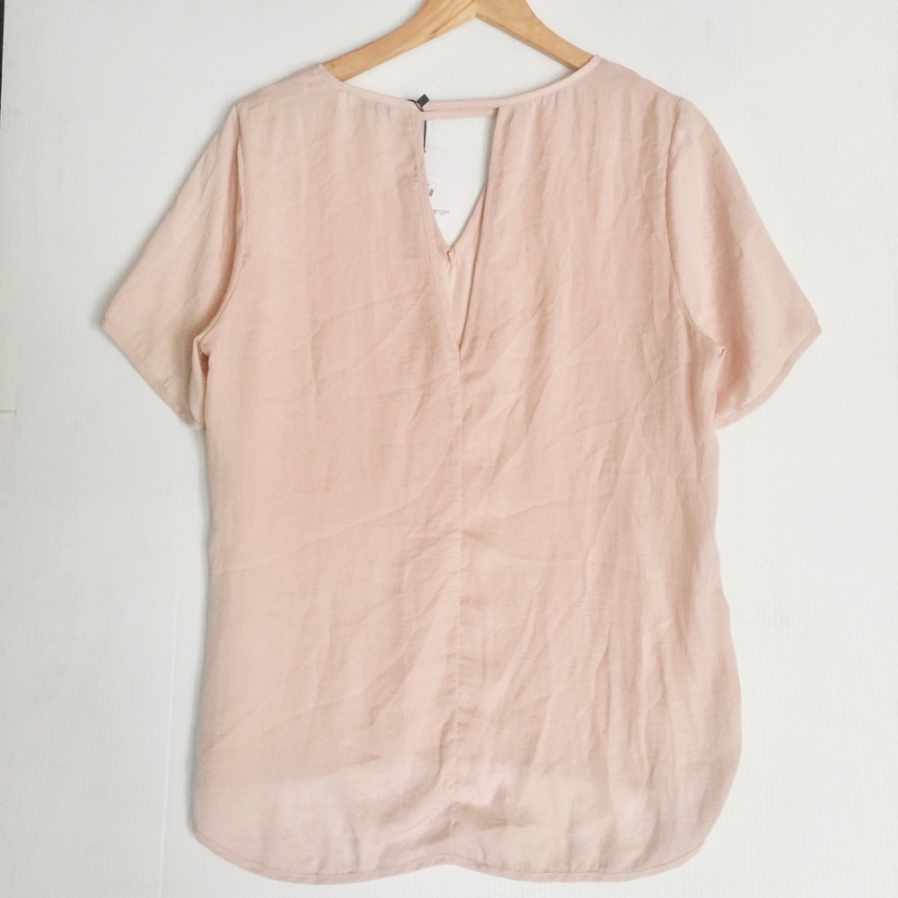 New Toby Heart Ginger silky rose pink top shirt‎ M - Picture 6 of 7
